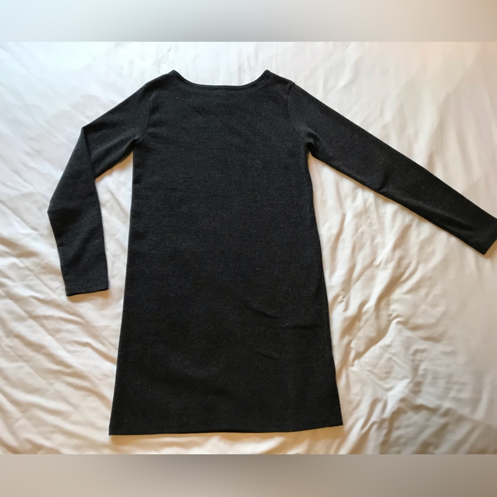 Chocolate brand dark grey sweater dress